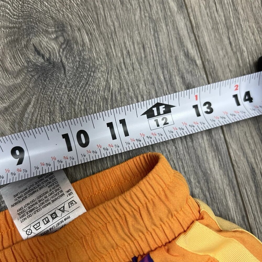 Adidas x Farm Rio Premium Shorts Size XS Womens Bright Orange Tropical Vacation - Picture 7 of 10